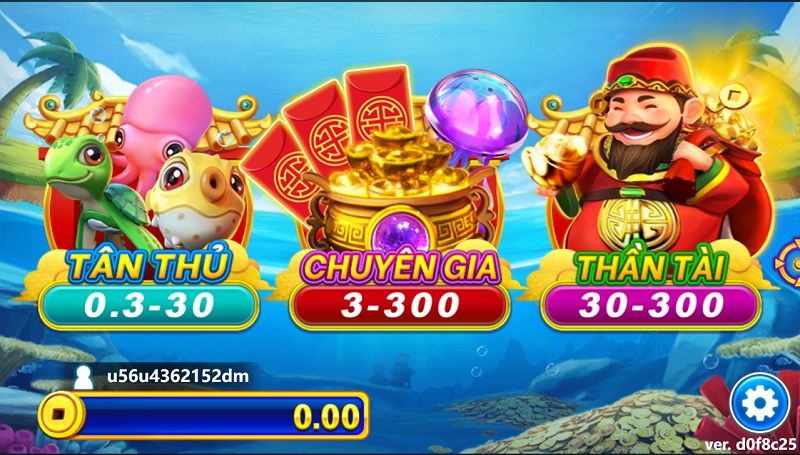 Bắn cá Thần Tài 1 Bắn cá Thần Tài là tựa game hấp dẫn