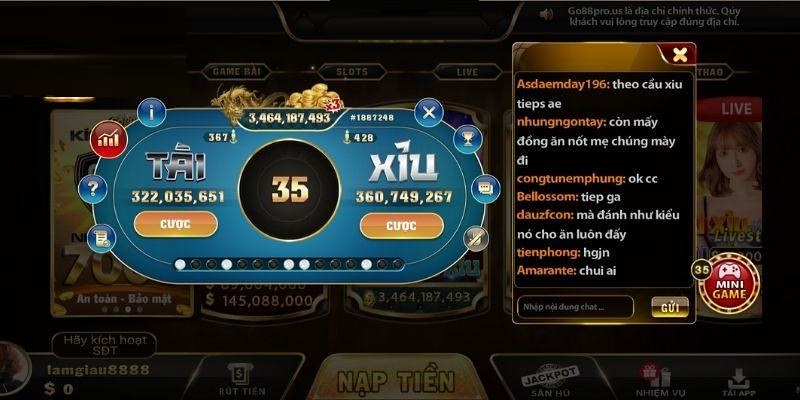 Tài Xỉu 2 Các cửa cược đa dạng giúp người chơi an tâm khám phá game