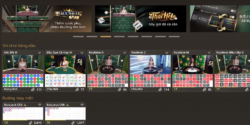 Danh mục cung cấp đa dạng tựa game hấp dẫn