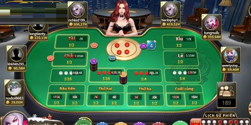 Xóc đĩa 2 Trò chơi được đánh giá cao bởi giao diện thân thiện